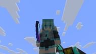 Use the charge attack of the spear in Minecraft when you are at a sufficient distance from the opponent (Image via Sportskeeda Gaming || Mojang Studios)